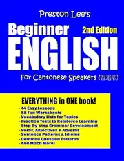 Preston Lee's Beginner English For Cantonese Speakers - 2nd Edition
