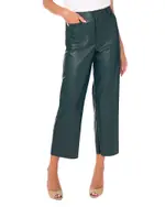Vince Camuto Faux Leather Cropped Pants