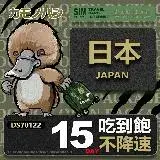 在飛比找遠傳friDay購物優惠-【鴨嘴獸 旅遊網卡】Travel sim日本 15天 吃到飽