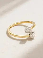 [STONE AND STRAND] STONE AND STRAND - 10-karat Gold Diamond Ring - 6 6 Gold