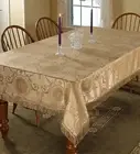 Design Tablecloth Gold 60 by 120 Oblong Rectangle
