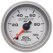 Autometer Ultra-Lite II Oil Pressure Gauge - 0 - 100 PSI, 2 1/16 Inch, AU4953