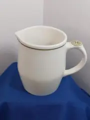 Starbucks Coffee 2008 Ceramic Frothing Creamer Pitcher 16 oz