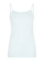 Hanro Ultralite Cotton Camisole top - Light Blue S (UK10-12 / S)