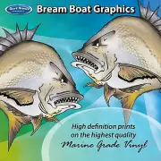 Bream Graphics - set of 220mm Boat Graphics