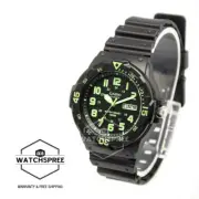 Casio Diver Look Analog Black Resin Band Watch MRW200H-3B MRW-200H-3B