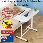 Artiss Laptop Desk Table Adjustable 80CM White bedside table study