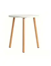 [SOGA] Small Side Coffee Table 60x72cm in White