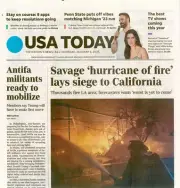 USA TODAY NEWSPAPER - JAN. 9, 2025 - SAVAGE 'HURRICANE OF FIRE' LAYS SIEGE TO CA