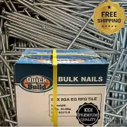 Turf Nails 6'' Galvanized - Heavy-Duty Fasteners for Synthetic Grass