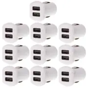 Scosche Revolt 2-Port USB Charger Dual 12W Watt 5V Volt Ports White (Pack of 10)