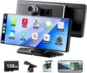 4KCarplay Screen for Car,8.1" HD Portable Touch Screen Car Stereo with Android