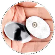 Small Tens Snap Electrode Pad Oval Shape 3.5mm Button Type for Pulse Massager