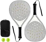 paddel Racket - Tennis Racket | Optimized Airflow Holes Lightweight Racquets Paddle | Paddle Tennis Rackets | Convenient Sports Training Racquets for Junior and Adult Sports Training Children Travel