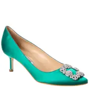 Manolo Blahnik Hangisi 50 Satin Pump