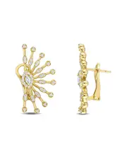 Rina Limor 14K 0.78 ct. tw. Diamond Sun Earrings NoSize NoColor
