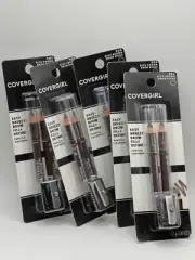 5x COVERGIRL Easy Breezy Brow Fill + Define Brow Pencil 2pks 505 Rich Brown