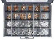 Copper & Aluminum Washer Assortment with tray 277 PCS