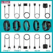 USB Charger Cable For Fitbit Charge 5 4 3 2 Ionic Inspire HR Surge Versa 2 3