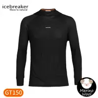 在飛比找蝦皮商城優惠-【Icebreaker 男 Cool-Lite圓領連帽長袖上