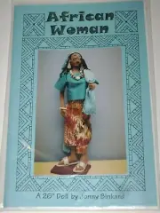 AFRICAN WOMAN 26" Doll Pattern by Jonny Binkard