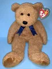 Ty Beanie Buddy Fuzz The Teddy Bear 14" Wonderfully Soft Plush Fabric New