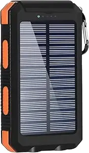 Portable Solar Charger | Fast Charging Charger,20000mAh Wireless Fast Charging Device with Flashlight for Camping -Hiking- Outdoor