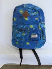 Odtex School Backpack Van Gogh Lightweight Canvas Book Bag With Pencil Bag Blue