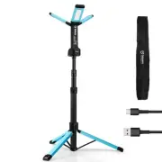 Rechargeable Work Light with Stand, Cordless Work Light with Triple LED Lamps...