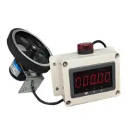 Rotary Digital Electronic Roll Length Measure 100ppr Encoder Wheel Counter Meter