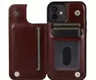 New Pleather(go Green) iPhone Card Wallet Case For 13 Pro Max