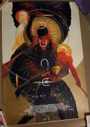 DUNE Part Two 2 II Variant Movie Poster Mutant Matt Taylor Art print Villeneuve