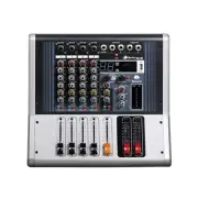 4 Channel PRO Mixer with Effects Power Mixer Bluetooth Audio Mixer for Stage