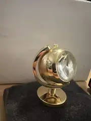 Gold Plated Desk Clock 3 Inches