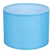 1Set Drum Lamp Shades for Table Lamps, 13"x13"x10" Linen Lampshade, Blue
