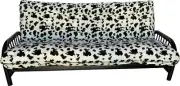 Dalmation Velvet Full Size Futon Mattress Protectors, Bed Washable Covers