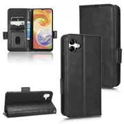 For Samsung Galaxy A04 Symmetrical Triangle Leather Phone Case