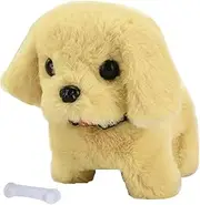 Plush Toy Robot Dog - Interactive Electronic Puppy with Sounds and Movements, Includes Bone or Carrot, Safe Plush Toy for Kids, Realistic Puppy Experience
