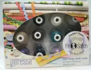 12 Spools Intressa Corespun Polyester Thread Fit Stitch Mini Snap