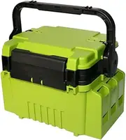 Fishing Tackle Box Travel Fishing Case Box for Fished Gear Fishing Lures Hook Box Tools Green