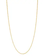Bloomingdale's Fine Collection Fine Glitter Link Chain Necklace in 14K Yellow Gold