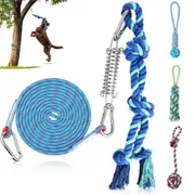Durable Muscle Builder Exercise Spring Pole Tree Tug Dog Toy Reduce Boredom