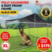 NEW Pet Dog Enclosure Kennel Playpen Puppy Run Exercise Fence Cage Play Pen A3