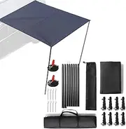 Car Awning Kit | Roof Rack Sun Shade | Uv50+ Outdoor Shelter | Weatherproof Side Awning | Pu3000mm Sun Protection | Camping Sun Shade | Overlanding Shade Solution | Portable Outdoor Awning for Camping