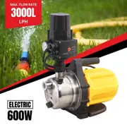 Paichi 3000i 1" High Pressure Electric Automatic Water Tank Pump - 600W/1HP - 3000L/H