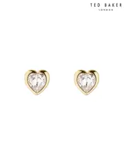 Ted Baker Gold Tone HAN: Crystal Heart Earrings (562766) | $69