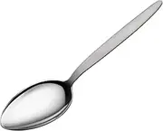 CURISEW Silver Stainless Steel 2 Tbsp Chef Spoon, 9 inch Big Spoon, Sauce Spoon Chef Kunz Spoon, Basting Spoon, Quenelle Spoon, Plating Spoons, Serving Spoons Stainless Steel, Comically Large Spoon