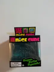 Nee Doh Nice Cube Schylling Super Solid Squish Blue NEW