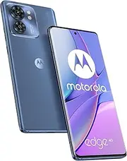 Motorola Edge 40 Dual-SIM 256GB ROM + 8GB RAM (Only GSM | No CDMA) Factory Unlocked 5G Smartphone (Lunar Blue) - International Version