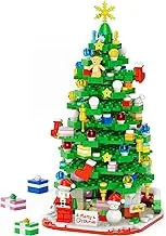 Kids Teens Adults Advent Calendar 2024 Christmas Tree Building Set, 24 Days Merry Christmas Countdown STEM Building Blocks with Christmas Santa Bricks Toy XMas Gift Boxes for Boys Girls Women Men 6+